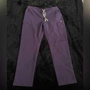 FIGS Yola Scrub Pants - Purple Shadow, L